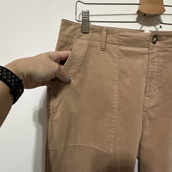 Joie Painter Chino Pants 28 Deep Blush Velvety Ankle Pockets Trendy Classic NEW - Picture 4 of 11